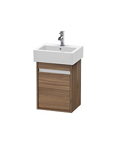 Ketho Duravit vasque KT6630R7979 40x32x55cm, suspendu, porte à droite, noyer naturel