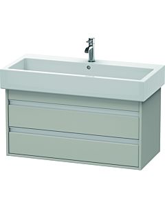 Duravit Ketho Waschtisch-Unterschrank KT663800707 95 x 44 cm, betongrau matt, 2 Schubkästen, wandhängend