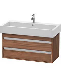 Duravit Ketho Waschtisch-Unterschrank KT663807979 95 x 44 cm, nussbaum natur, 2 Schubkästen, wandhängend