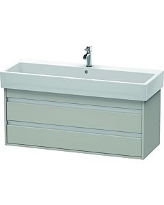 Duravit Ketho Waschtisch-Unterschrank KT663900707 115 x 44 cm, betongrau matt, 2 Schubkästen, wandhängend