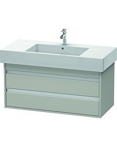 Duravit Ketho Waschtisch-Unterschrank KT664100707 100 x 45,5 cm, betongrau matt, 2 Schubkästen, wandhängend
