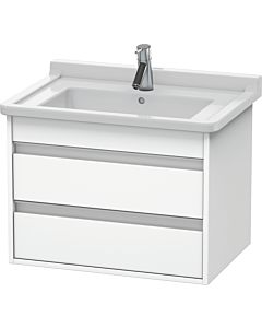 Duravit Ketho Waschtisch Unterschrank KT664301818 65 x 48 x 46,5 cm, weiss Matt, wandhängend
