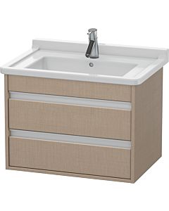 Ketho Duravit vasque KT664307575 65 x 45,5 cm, lin, 2 tiroirs, suspendu