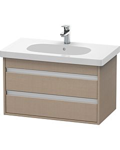 Duravit Ketho vanity unit KT664707575 80 x 45.5 cm, linen, 2 drawers, wall-hung