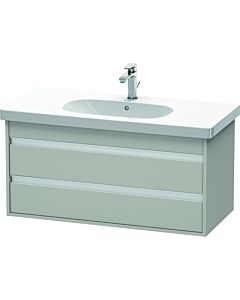Duravit Ketho vanity unit KT664800707 100 x 45.5 cm, concrete gray matt, 2 drawers, wall-hung