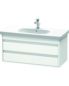 Ketho Duravit vasque KT664801818 100 x 45,5 cm, blanc mat, 2 tiroirs, suspendu