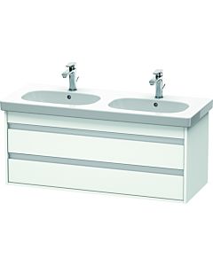 Duravit Ketho Waschtisch-Unterschrank KT664901818 115 x 45,5 cm, weiß matt, 2 Schubkästen, wandhängend