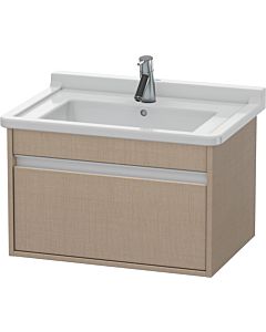 Duravit Ketho Waschtisch-Unterschrank KT666307575 65 x 45,5 cm, leinen, 1 Auszug, wandhängend
