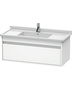 Duravit Ketho vanity unit KT666501818 100 x 45.5 cm, matt white, 2000 pull-out, wall-hung