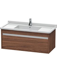 Duravit Ketho Waschtisch-Unterschrank KT666502121 100 x 45,5 cm, nussbaum dunkel, 1 Auszug, wandhängend