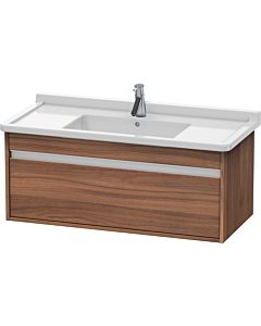 Duravit Ketho Waschtisch-Unterschrank KT666507979 100 x 45,5 cm, nussbaum natur, 1 Auszug, wandhängend
