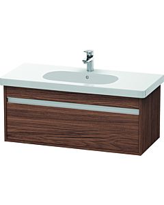 Duravit Ketho Waschtisch-Unterschrank KT666802121 100 x 45,5 cm, nussbaum dunkel, 1 Auszug, wandhängend