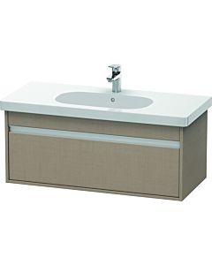 Duravit Ketho Waschtisch-Unterschrank KT666807575 100 x 45,5 cm, leinen, 1 Auszug, wandhängend
