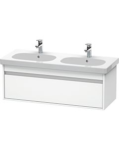 Duravit Ketho Waschtisch-Unterschrank KT666901818 115 x 45,5 cm, weiß matt, 1 Auszug, wandhängend