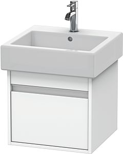 Ketho Duravit vasque KT668501818 45 x 44 cm, blanc mat, 2000 coulissant, suspendu