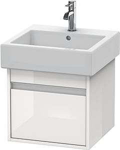 Duravit Ketho vanity unit KT668502222 45 x 44 cm, white high gloss, 2000 pull-out, wall-hung