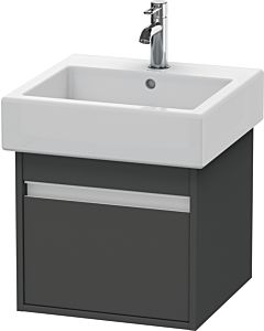 Duravit Ketho vanity unit KT668504949 45 x 44 cm, graphite matt, 2000 pull-out, wall-hung