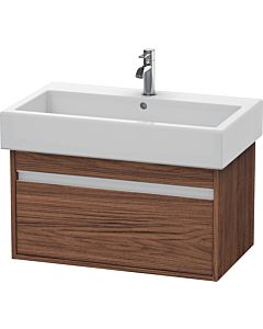 Duravit Ketho Waschtisch-Unterschrank KT668702121 75 x 44 cm, nussbaum dunkel, 1 Auszug, wandhängend