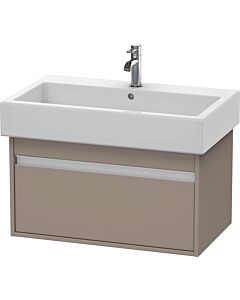 Duravit Ketho Waschtisch-Unterschrank KT668704343 75 x 44 cm, basalt matt, 1 Auszug, wandhängend