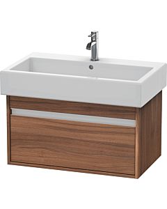 Duravit Ketho Waschtisch-Unterschrank KT668707979 75 x 44 cm, nussbaum natur, 1 Auszug, wandhängend
