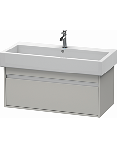 Duravit Ketho Waschtisch-Unterschrank KT668800707 95 x 44 cm, betongrau matt, 1 Auszug, wandhängend