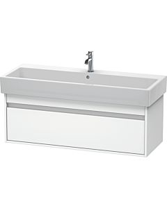 Duravit Ketho Waschtisch-Unterschrank KT668901818 115 x 44 cm, weiß matt, 1 Auszug, wandhängend