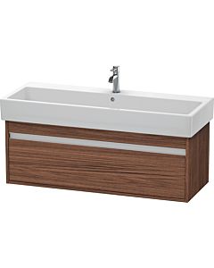 Duravit Ketho Waschtisch-Unterschrank KT668902121 115 x 44 cm, nussbaum dunkel, 1 Auszug, wandhängend