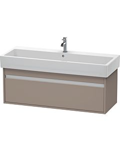 Duravit Ketho Waschtisch-Unterschrank KT668904343 115 x 44 cm, basalt matt, 1 Auszug, wandhängend
