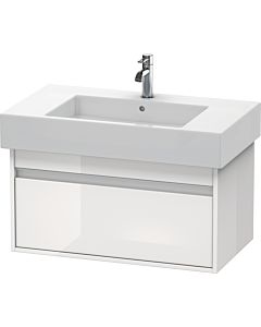 Duravit Ketho Waschtisch-Unterschrank KT669002222 80 x 45,5 cm, weiß hochglanz, 1 Auszug, wandhängend