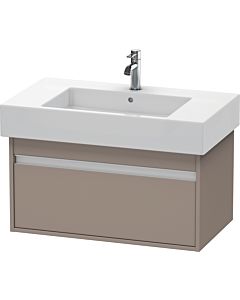 Duravit Ketho Waschtisch-Unterschrank KT669004343 80 x 45,5 cm, basalt matt, 1 Auszug, wandhängend