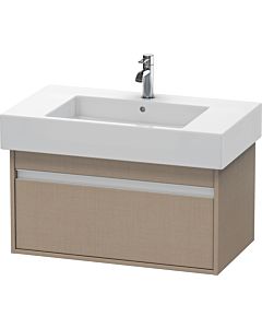 Duravit Ketho vanity unit KT669007575 80 x 45.5 cm, linen, 2000 pull-out, wall-hung