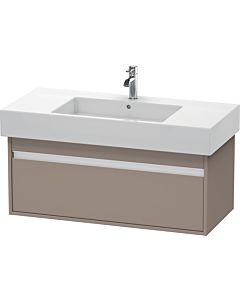 Duravit Ketho Waschtisch-Unterschrank KT669104343 100 x 45,5 cm, basalt matt, 1 Auszug, wandhängend