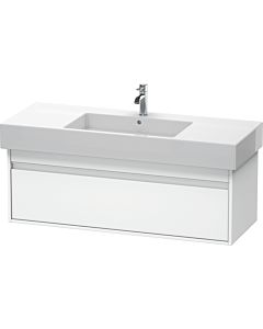 Duravit Ketho Waschtisch-Unterschrank KT669201818 120 x 45,5 cm, weiß matt, 1 Auszug, wandhängend