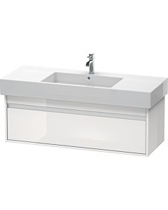 Duravit Ketho Waschtisch-Unterschrank KT669202222 120 x 45,5 cm, weiß hochglanz, 1 Auszug, wandhängend