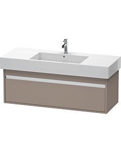 Duravit Ketho vanity unit KT669204343 120 x 45.5 cm, basalt matt, 2000 pull-out, wall-hung