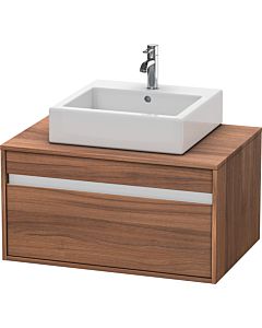 Duravit Ketho KT669407979 80 x 55 cm, noyer naturel, pour Aufsatzbecken milieu, 2000 , suspendu
