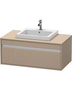 Ketho Duravit vasque KT679507575 100 x 55 cm, lin, pour vasque à encastrer au centre, 2000 , suspendu