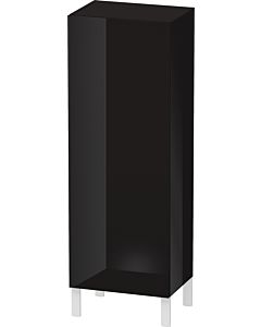 Duravit L-Cube armoire moyenne haute LC1179L4040 50x36,3x132cm, porte à gauche, noir brillant