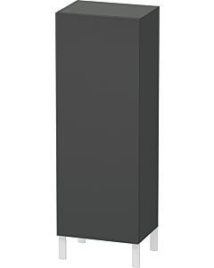 L-Cube Duravit tall cabinet LC1179L4949 50x36.3x132cm, door on the left, matt graphite