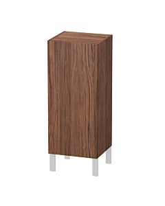 L-Cube Duravit tall cabinet LC1189R2121 individual, door on the right, dark walnut