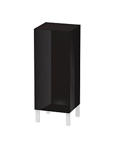 L-Cube Duravit individuel LC1189R4040 haut de l&#39; armoire, porte à droite, noir brillant