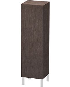 L-Cube Duravit tall cabinet LC1190L7272 individual, door on the left, brushed dark oak