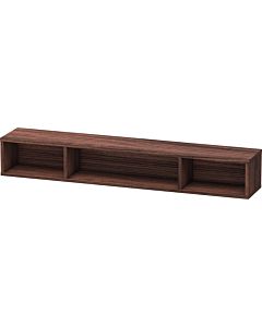 Duravit L-Cube Regalelement LC120002121 80 x 14 cm, nussbaum dunkel, 3 Fächer, horizontal