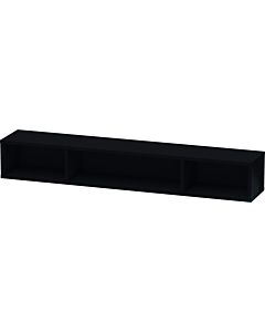 Duravit L-Cube Regalelement LC120004040 80 x 14 cm, schwarz hochglanz, 3 Fächer, horizontal