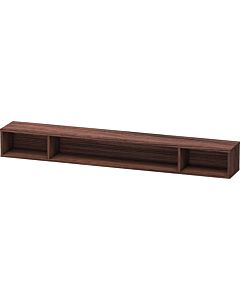 Duravit L-Cube LC120102121 100 x 14 cm, noyer foncé, 3 compartiments, horizontal