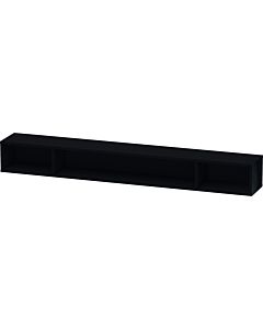 Duravit L-Cube Regalelement LC120104040 100 x 14 cm, schwarz hochglanz, 3 Fächer, horizontal