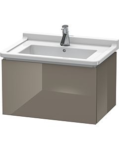 L-Cube Duravit vasque LC616408989 67 x 46,9 cm, gris flanelle brillant, 2000 , suspendu