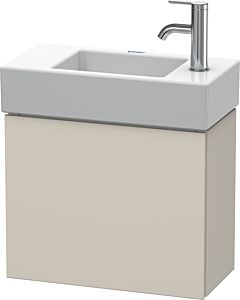 L-Cube Duravit vasque LC6246L9191 48x24x40cm, suspendu, porte à gauche, taupe mat