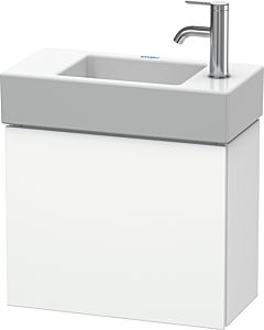 L-Cube Duravit vasque LC6246R1818 48x24x40cm, suspendu, porte à droite, blanc mat