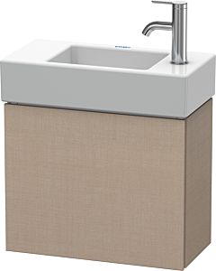 L-Cube Duravit vasque LC6246R7575 48x24x40cm, suspendu, porte à droite, lin